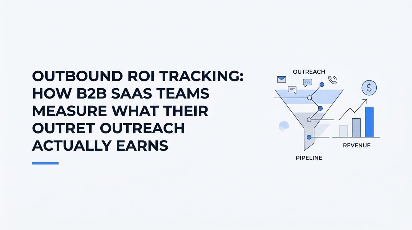 Outbound ROI Tracking: How B2B SaaS Teams Measure What Their Outreach Actually Earns
