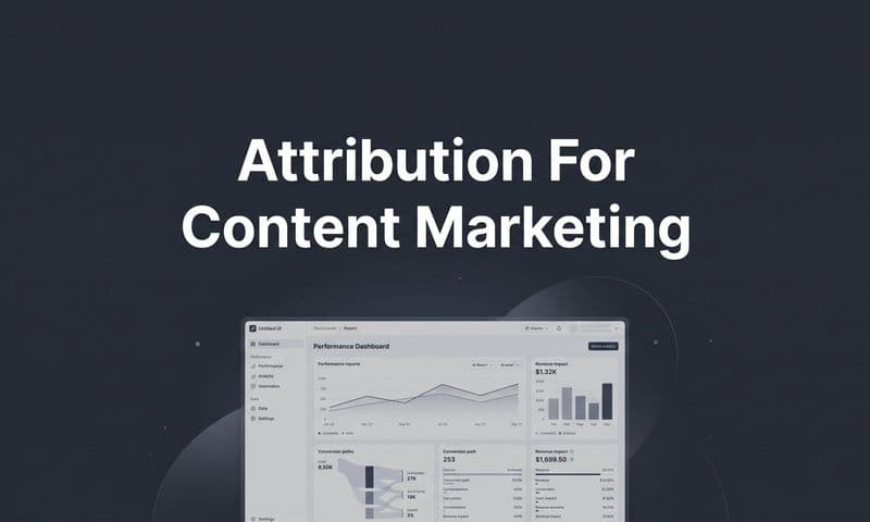 Attribution for Content Marketing: How to Prove What Your Content Actually Drives