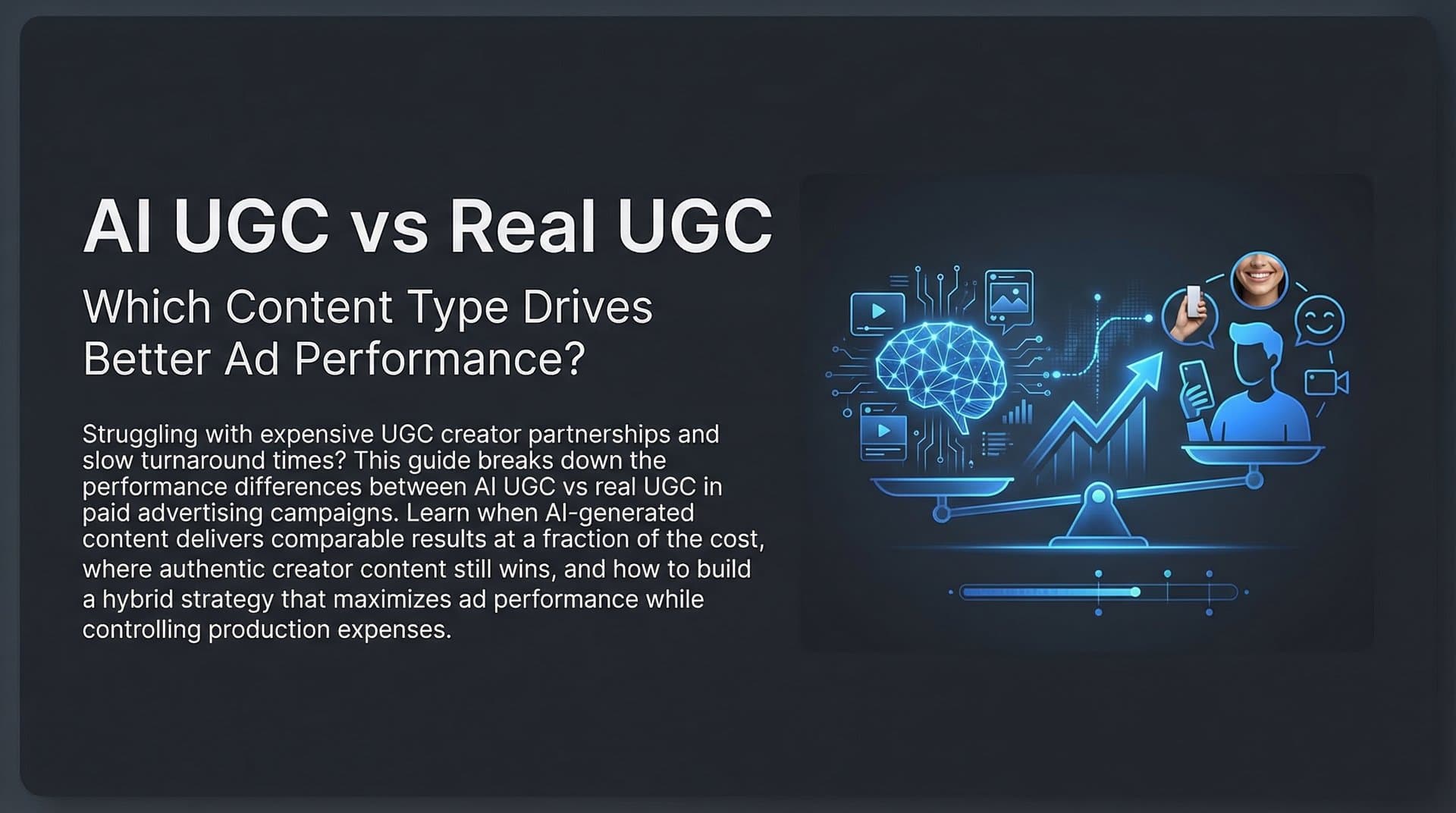 AI UGC vs Real UGC: Which Content Type Drives Better Ad Performance?