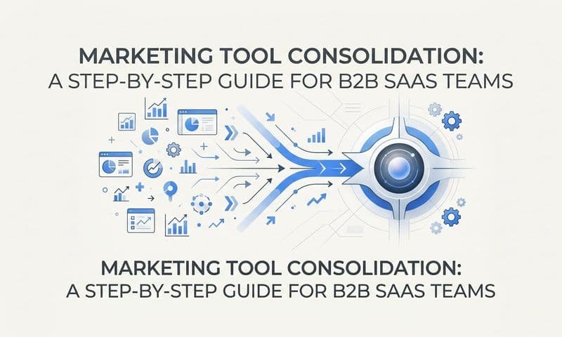 Marketing Tool Consolidation: A Step-by-Step Guide for B2B SaaS Teams
