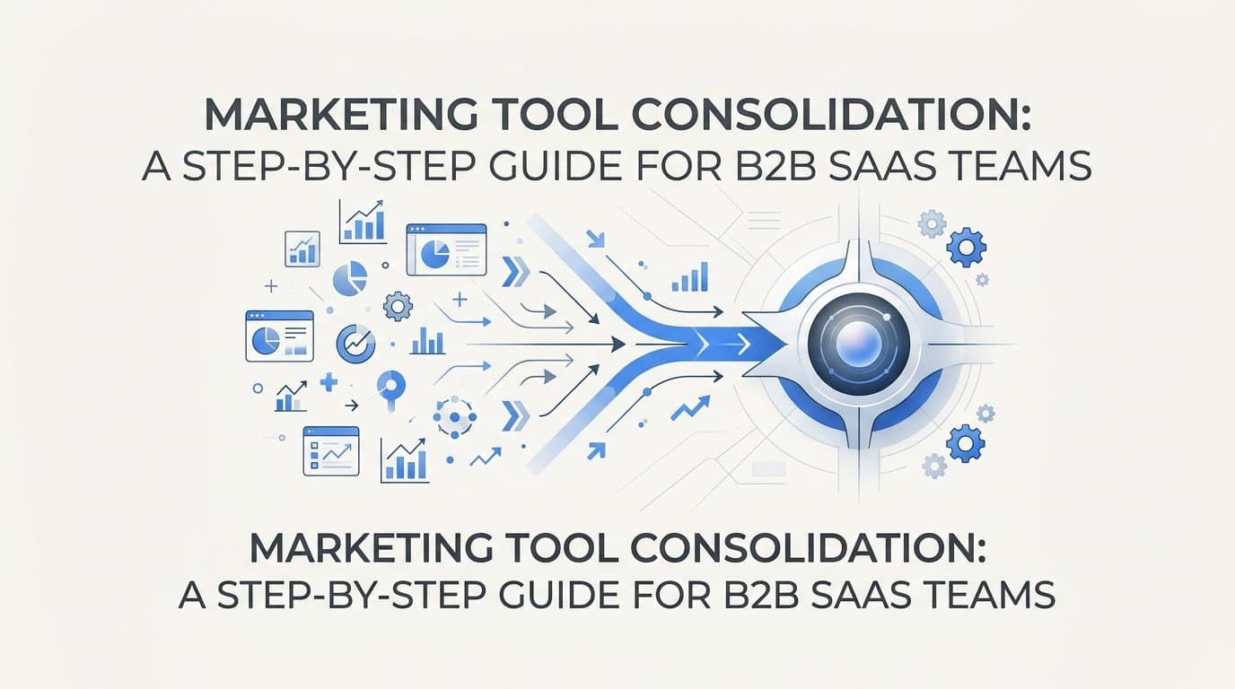 Marketing Tool Consolidation: A Step-by-Step Guide for B2B SaaS Teams