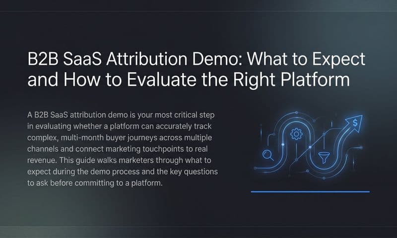 B2B SaaS Attribution Demo: What to Expect and How to Evaluate the Right Platform