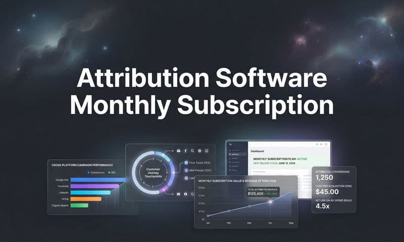 Attribution Software Monthly Subscription: What You Get and Why It Matters