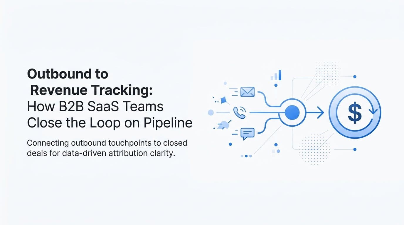 Outbound to Revenue Tracking: How B2B SaaS Teams Close the Loop on Pipeline