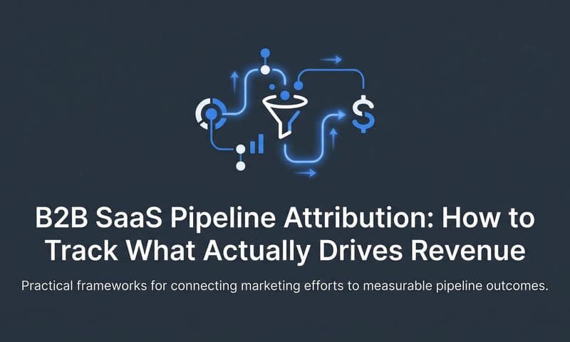 B2B SaaS Pipeline Attribution: How to Track What Actually Drives Revenue