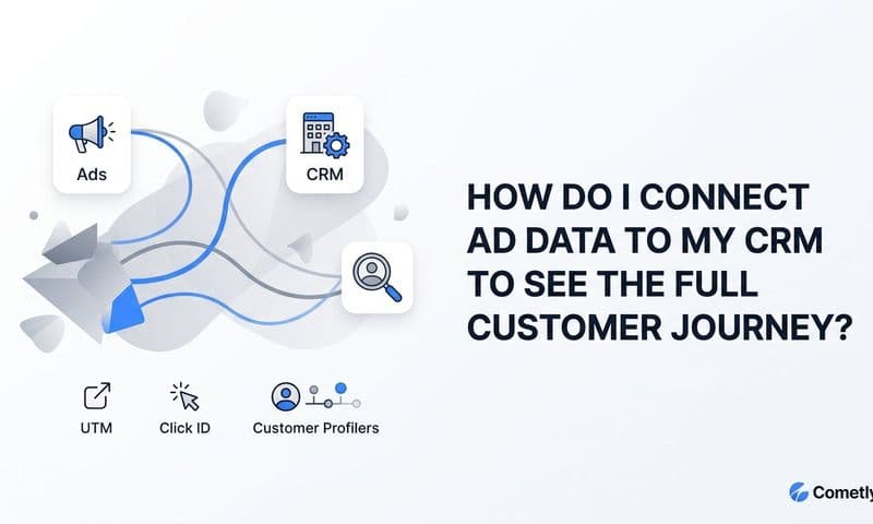 How do I connect ad data to my crm to see the full customer journey?
