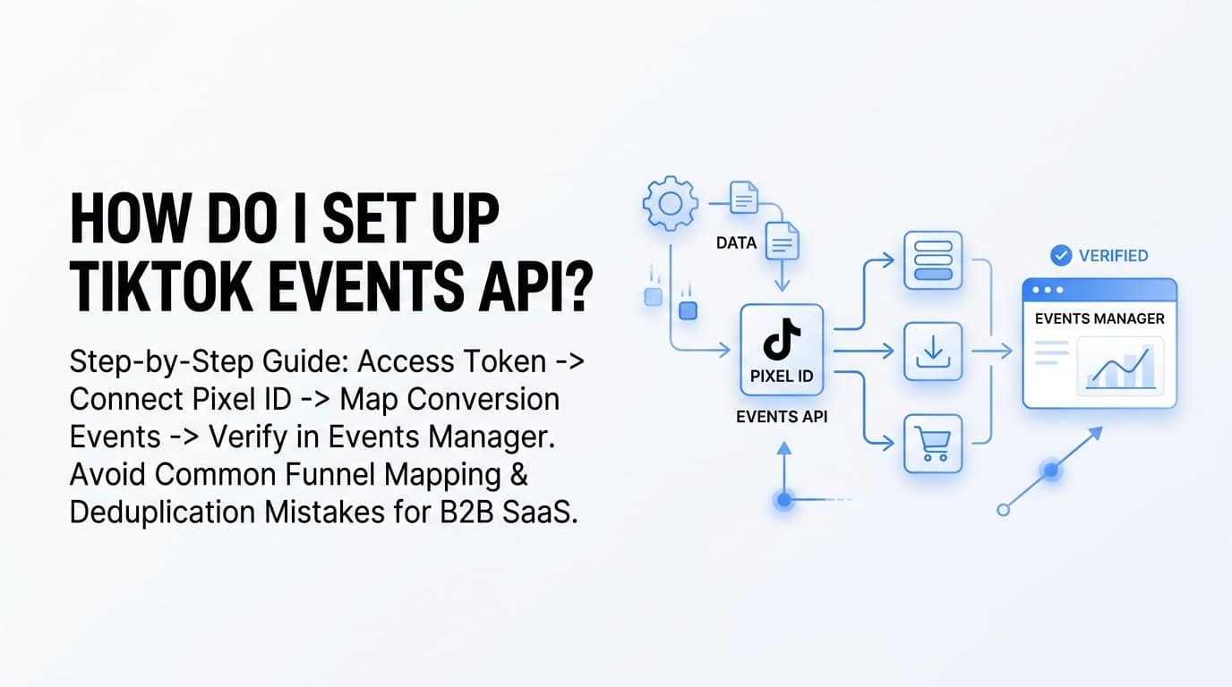 How do I set up tiktok events api?
