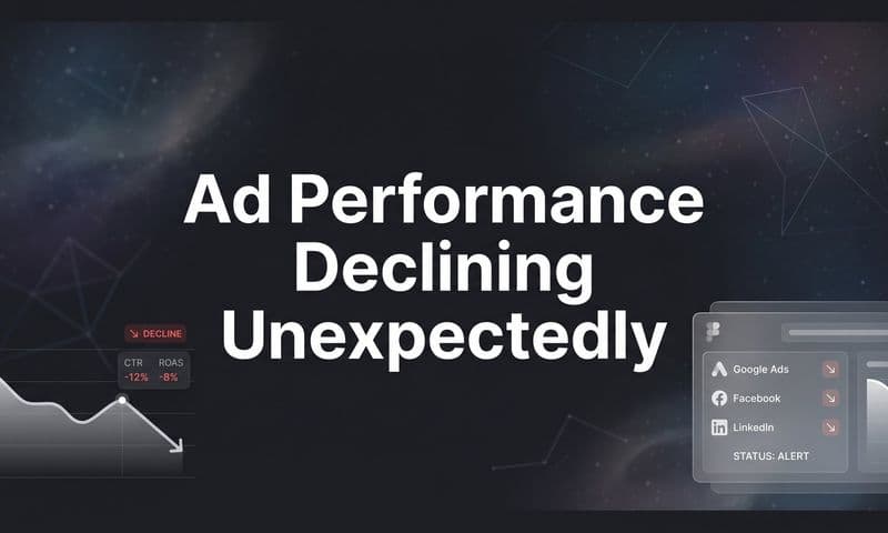 Ad Performance Declining Unexpectedly? Here's What's Going Wrong and How to Fix It