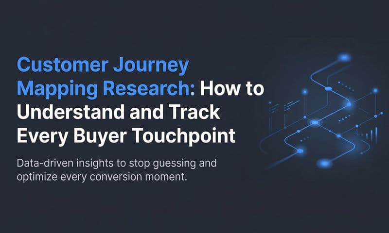 Customer Journey Mapping Research: How to Understand and Track Every Buyer Touchpoint