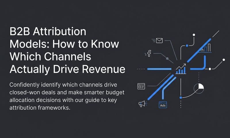 B2B Attribution Models: How to Know Which Channels Actually Drive Revenue