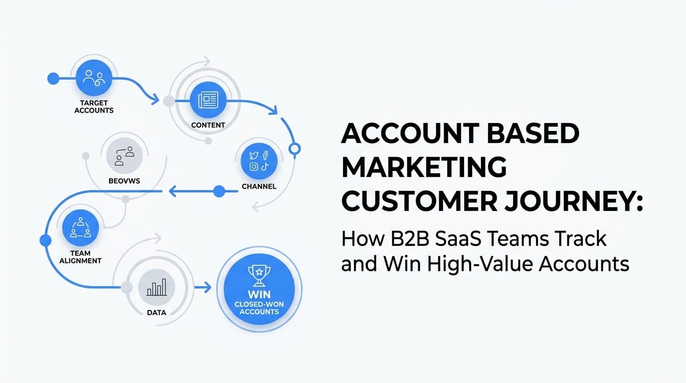 Account Based Marketing Customer Journey: How B2B SaaS Teams Track and Win High-Value Accounts