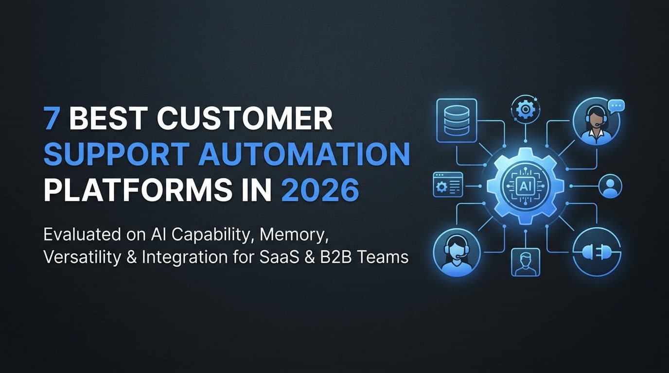7 Best Customer Support Automation Platforms in 2026
