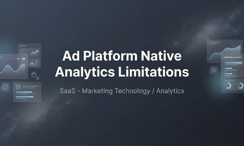 Ad Platform Native Analytics Limitations: Why Your Dashboard Data Falls Short