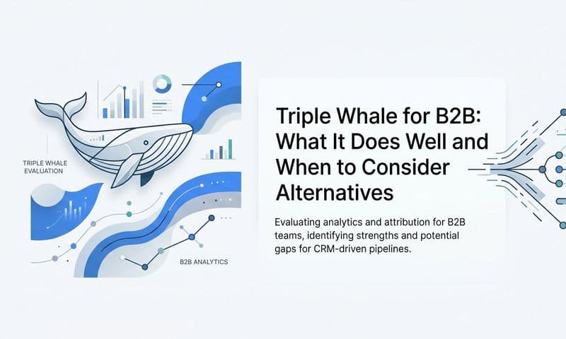 Triple Whale for B2B: What It Does Well and When to Consider Alternatives