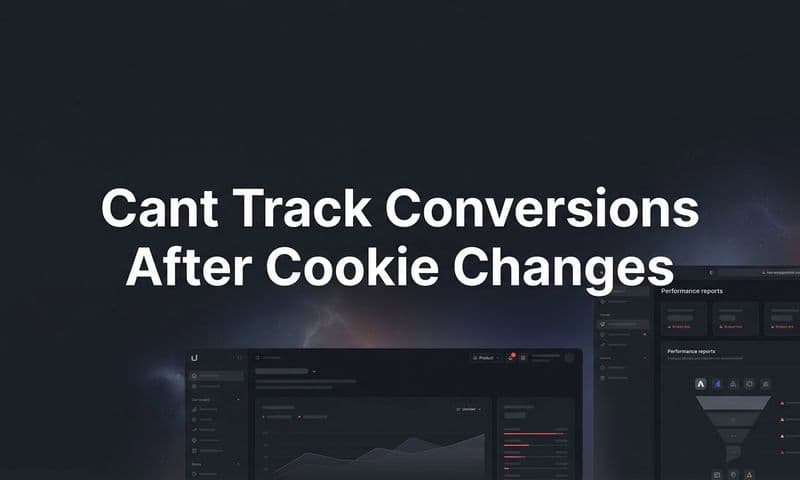 Can't Track Conversions After Cookie Changes? Here's What's Actually Happening (And How to Fix It)