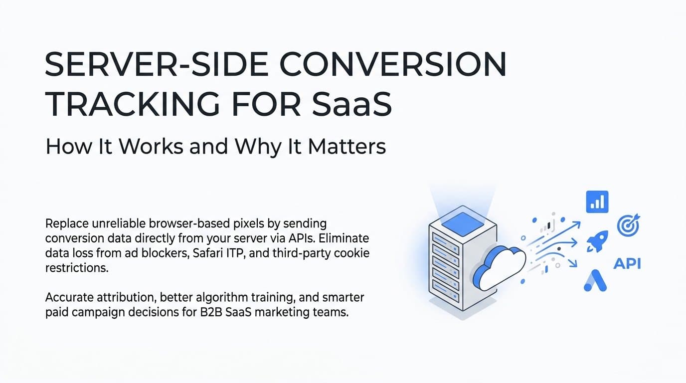 Server-Side Conversion Tracking for SaaS: How It Works and Why It Matters
