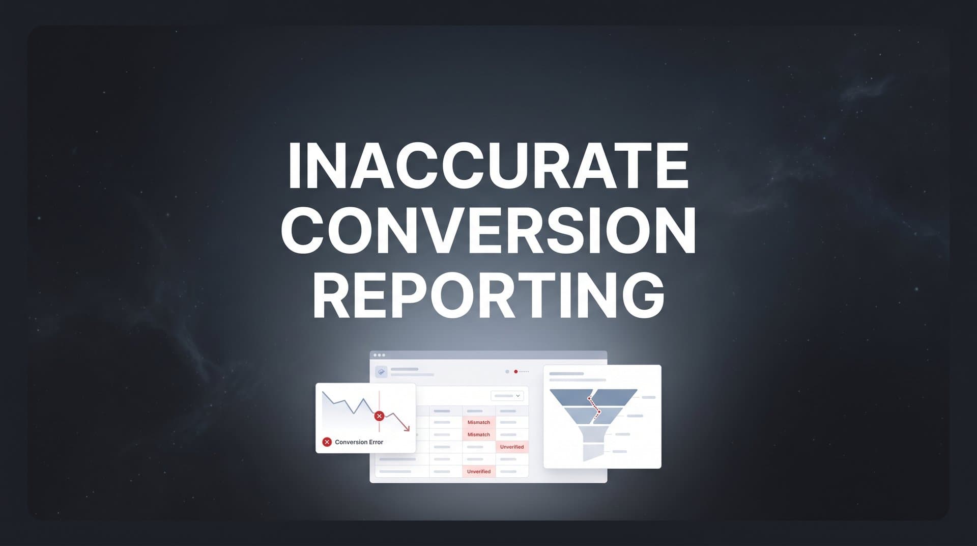 Inaccurate Conversion Reporting: Why Your Ad Data Is Wrong and How to Fix It