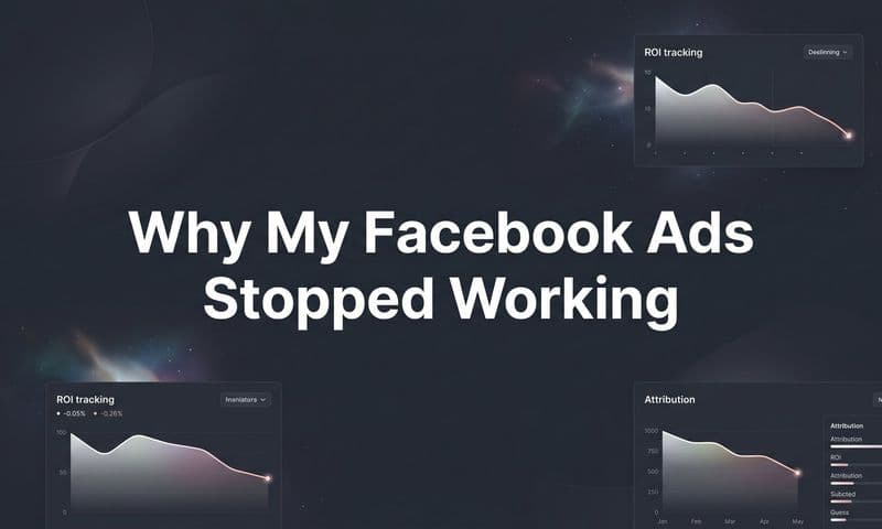 Why My Facebook Ads Stopped Working: Common Causes and How to Fix Them