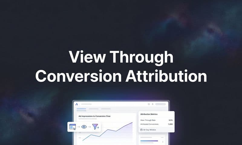 View Through Conversion Attribution: How to Track and Value Ad Impressions That Drive Results