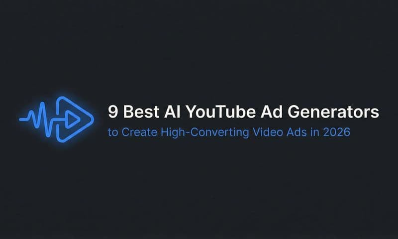 9 Best AI YouTube Ad Generators to Create High-Converting Video Ads in 2026