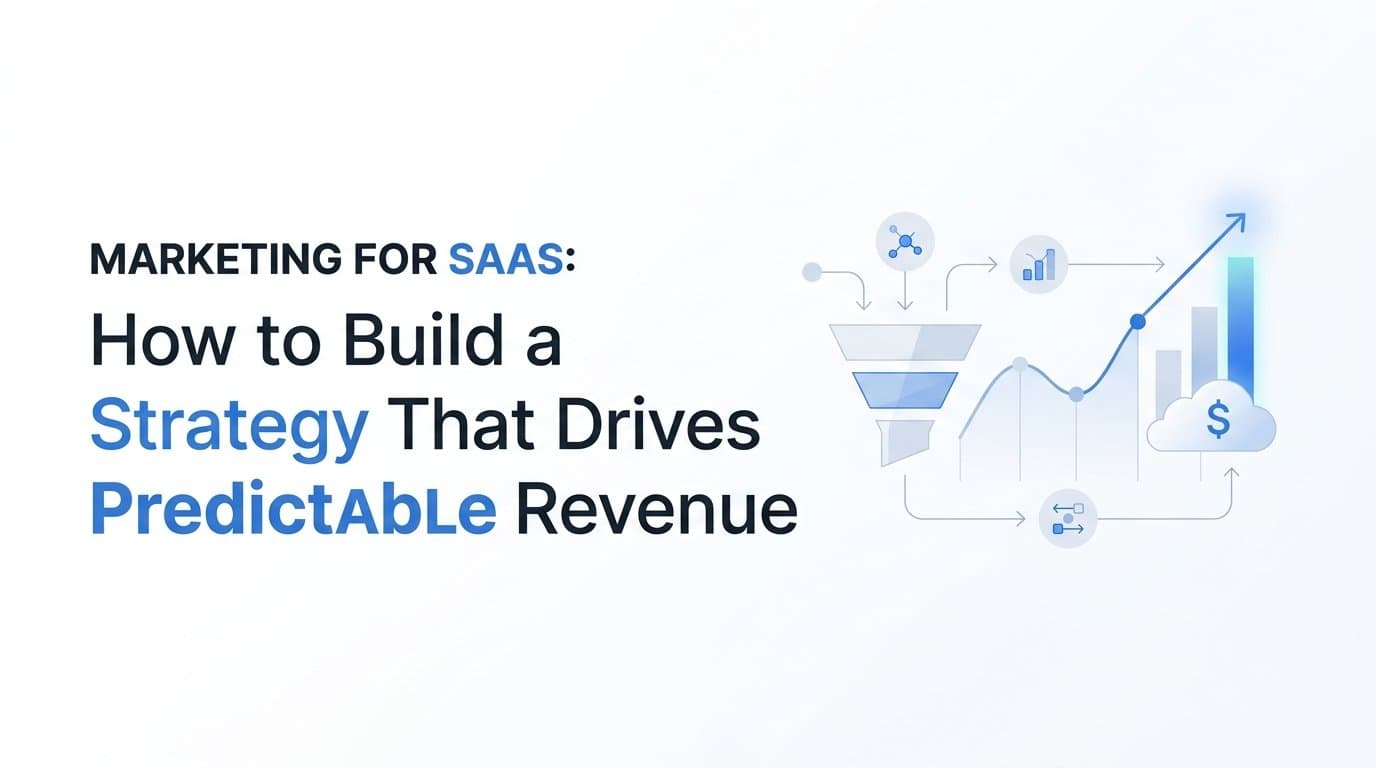 Marketing for SaaS: How to Build a Strategy That Drives Predictable Revenue