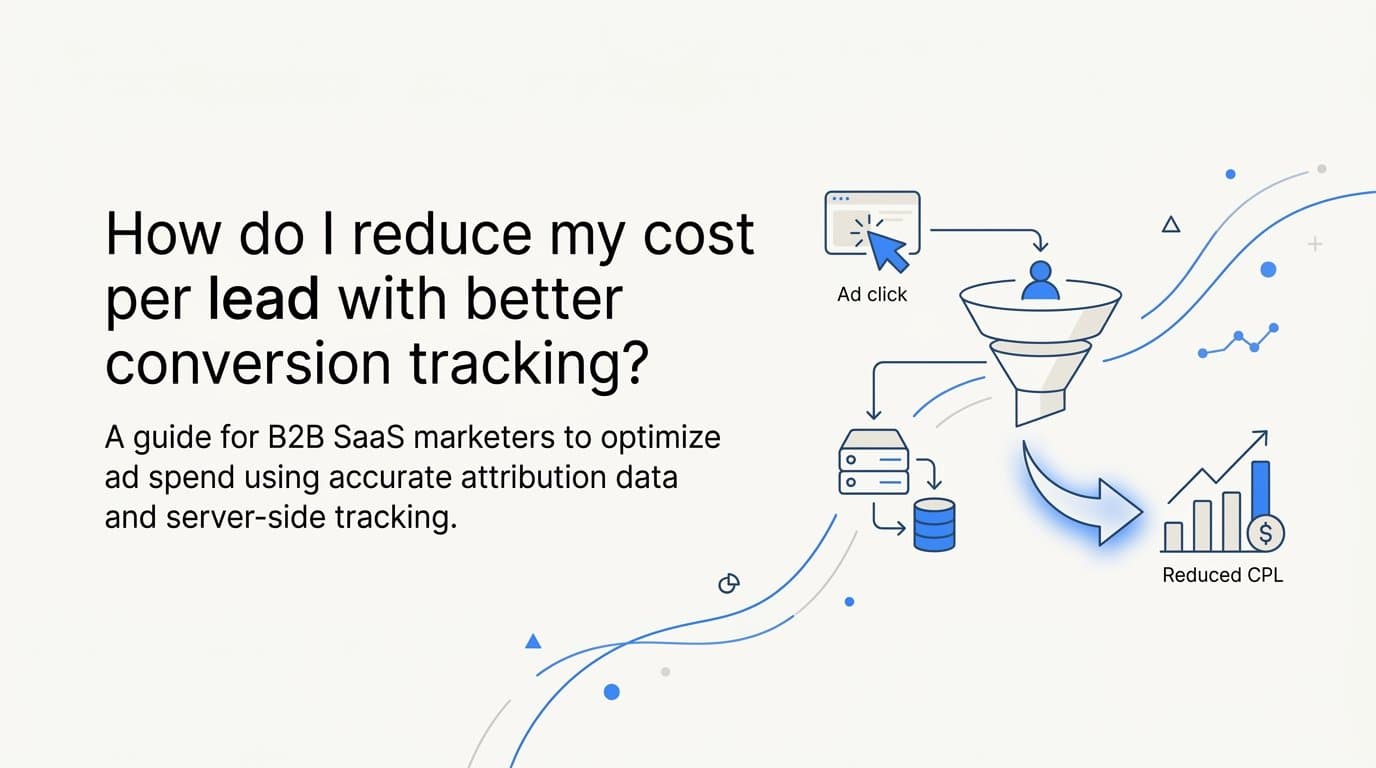 How do I reduce my cost per lead with better conversion tracking?
