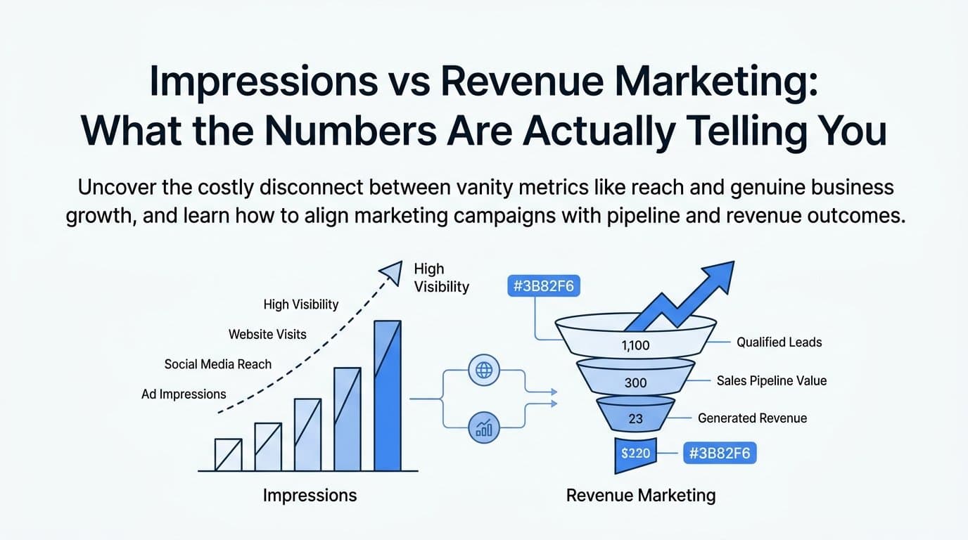 Impressions vs Revenue Marketing: What the Numbers Are Actually Telling You