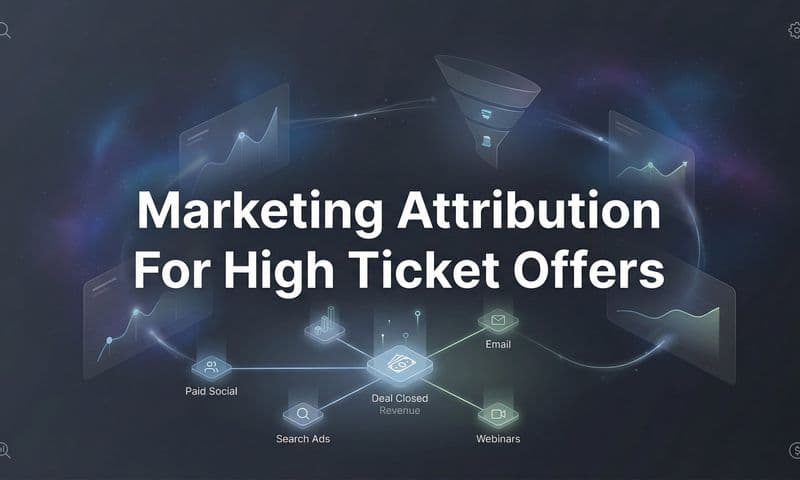 Marketing Attribution for High Ticket Offers: The Complete Guide to Tracking Complex Sales Cycles