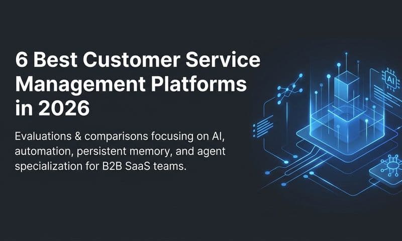 6 Best Customer Service Management Platforms in 2026