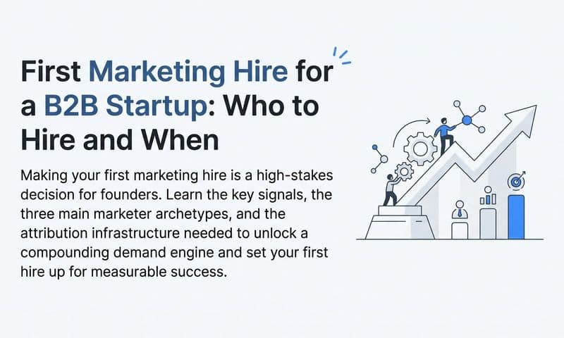 First Marketing Hire for a B2B Startup: Who to Hire and When