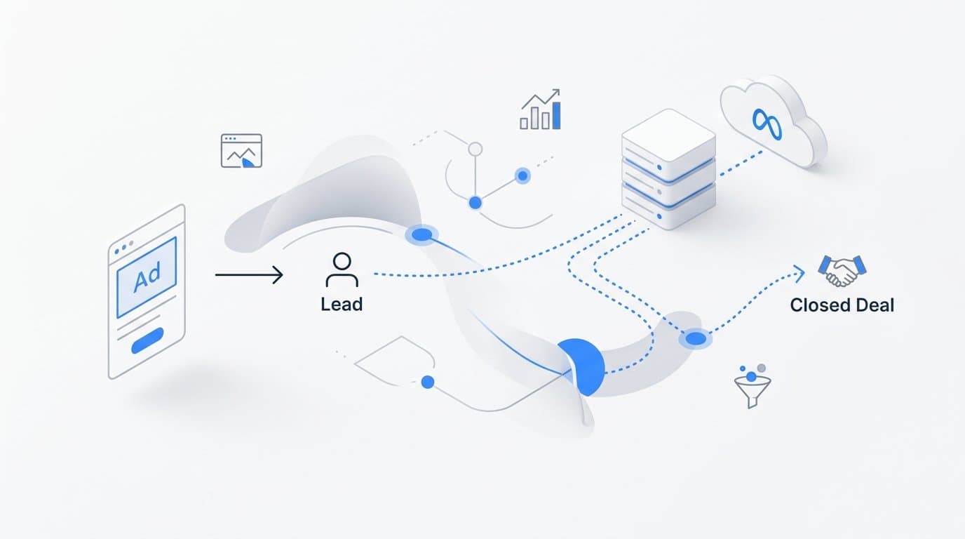 How do I set up meta conversion api for b2b lead generation?