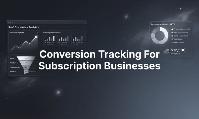 How to Set Up Conversion Tracking for Subscription Businesses: A Complete Step-by-Step Guide