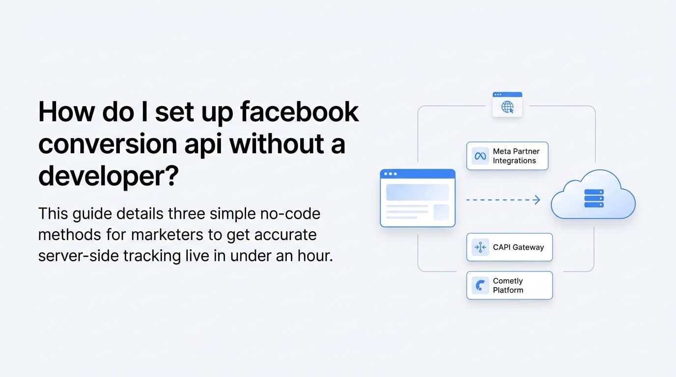 How do I set up facebook conversion api without a developer?