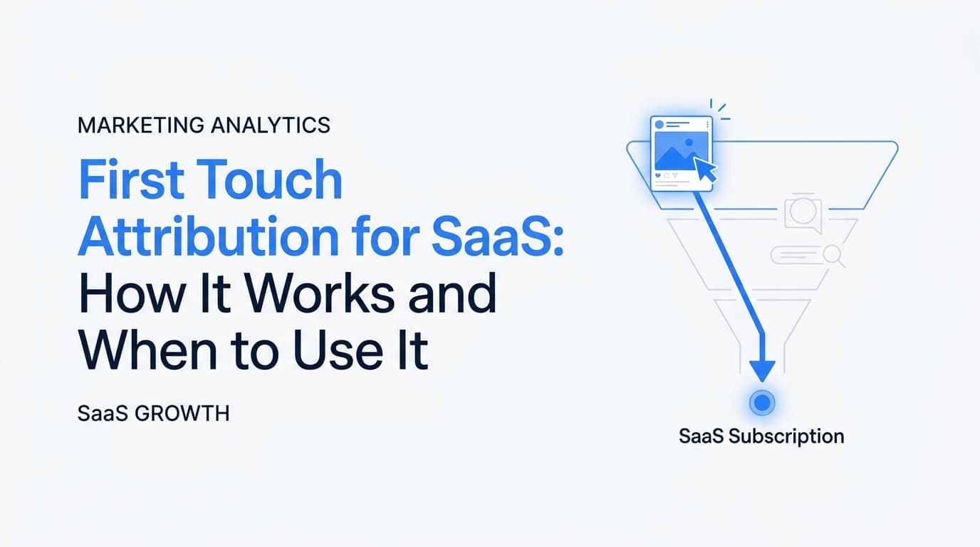 First Touch Attribution for SaaS: How It Works and When to Use It