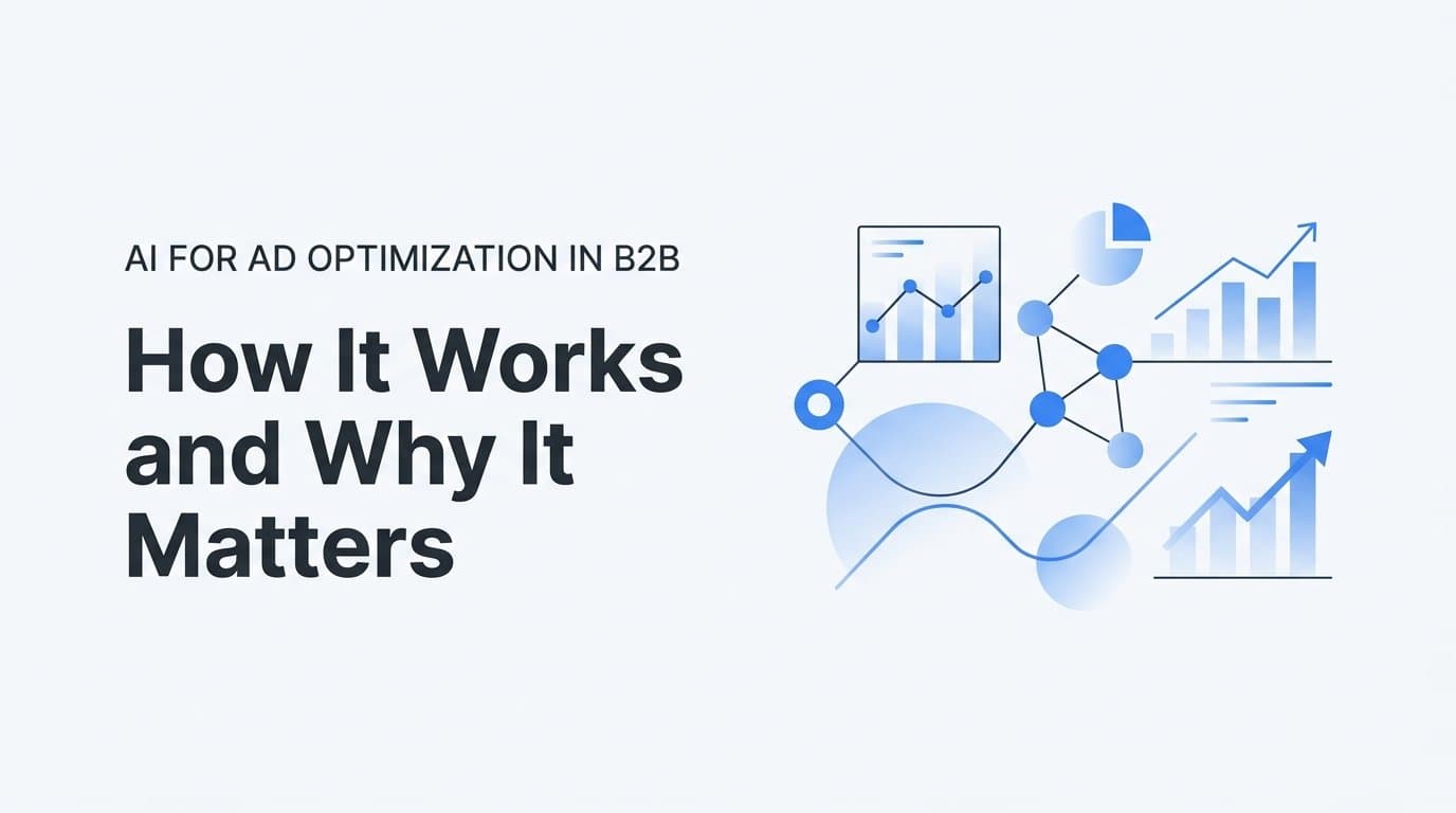 AI for Ad Optimization in B2B: How It Works and Why It Matters