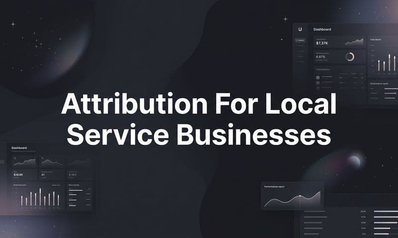 Attribution for Local Service Businesses: How to Track What's Actually Driving Leads