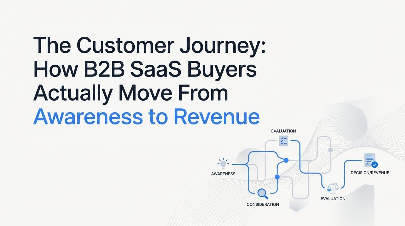 The Customer Journey: How B2B SaaS Buyers Actually Move From Awareness to Revenue
