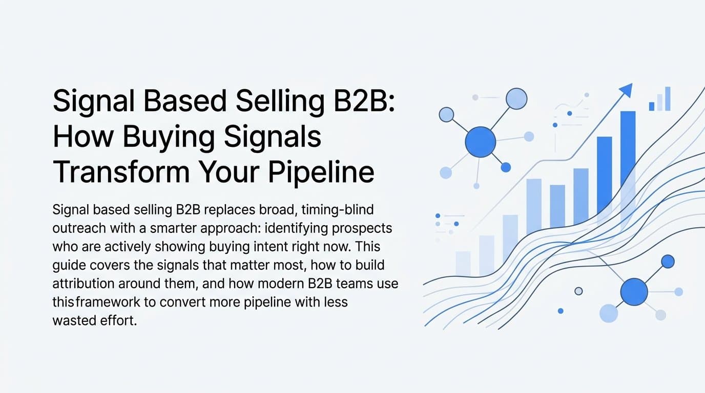 Signal Based Selling B2B: How Buying Signals Transform Your Pipeline