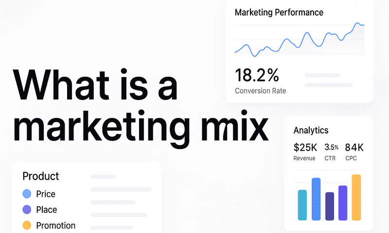 What Is A Marketing Mix? How The 4 Ps Framework Aligns Product, Price, Place, And Promotion