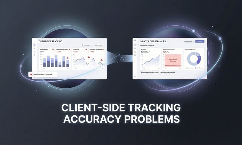 Client Side Tracking Accuracy Problems: Why Your Marketing Data Is Lying to You