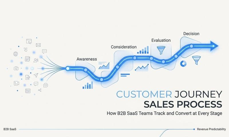 Customer Journey Sales Process: How B2B SaaS Teams Track and Convert at Every Stage