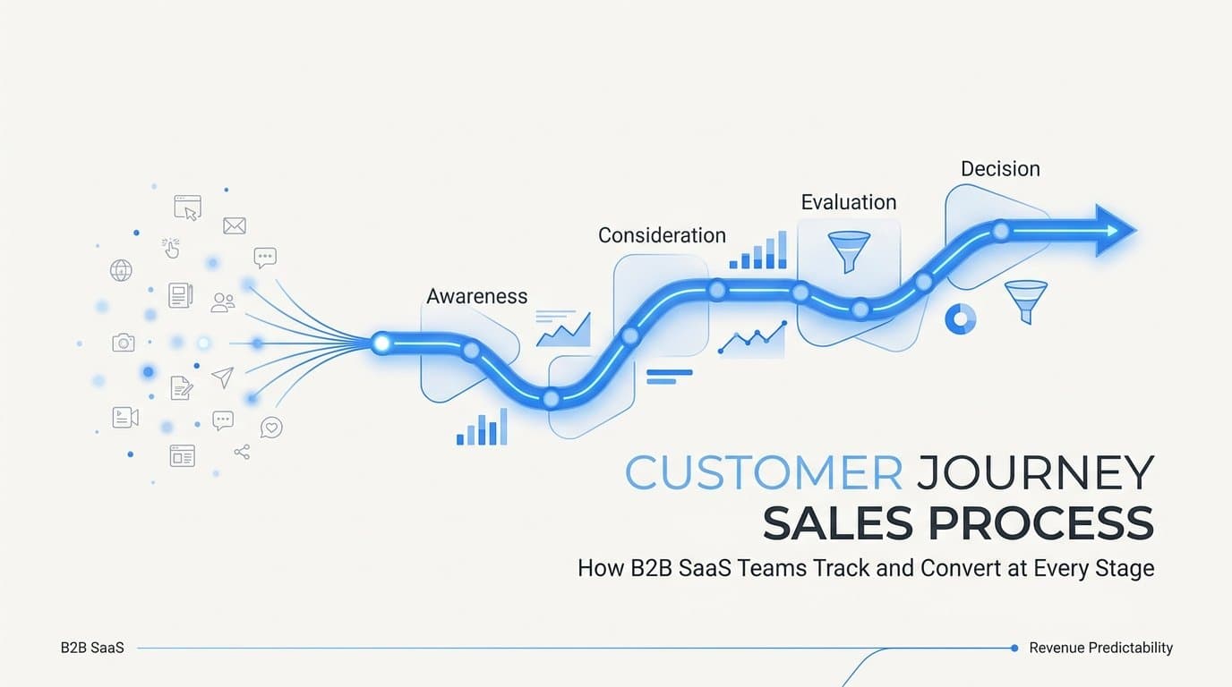 Customer Journey Sales Process: How B2B SaaS Teams Track and Convert at Every Stage