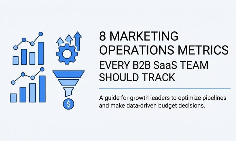 8 Marketing Operations Metrics Every B2B SaaS Team Should Track