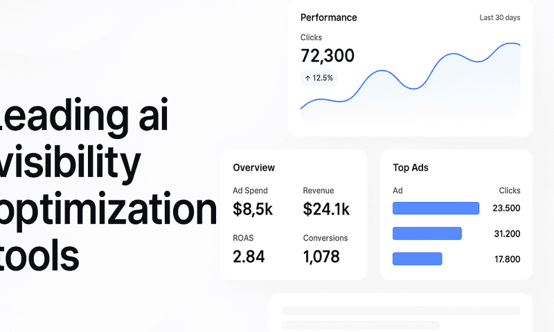 Leading AI Visibility Optimization Tools For Brands In 2026