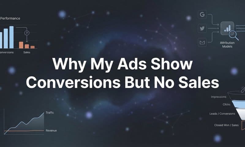 Why Your Ads Show Conversions But No Sales: The Attribution Gap Explained