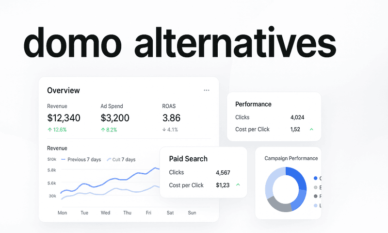 Top 7 Domo Alternatives To Supercharge Your Data Analytics