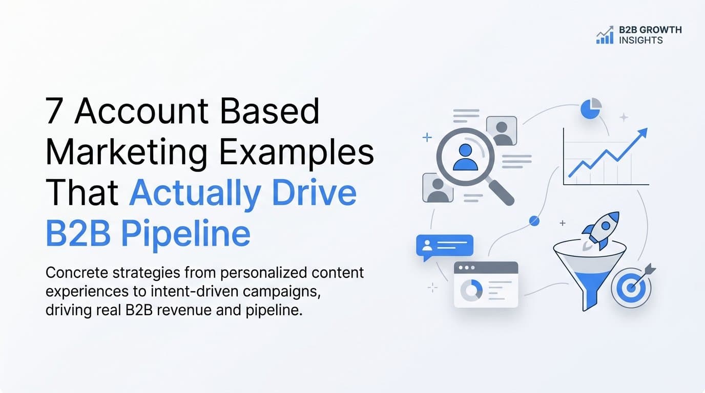 7 Account Based Marketing Examples That Actually Drive B2B Pipeline