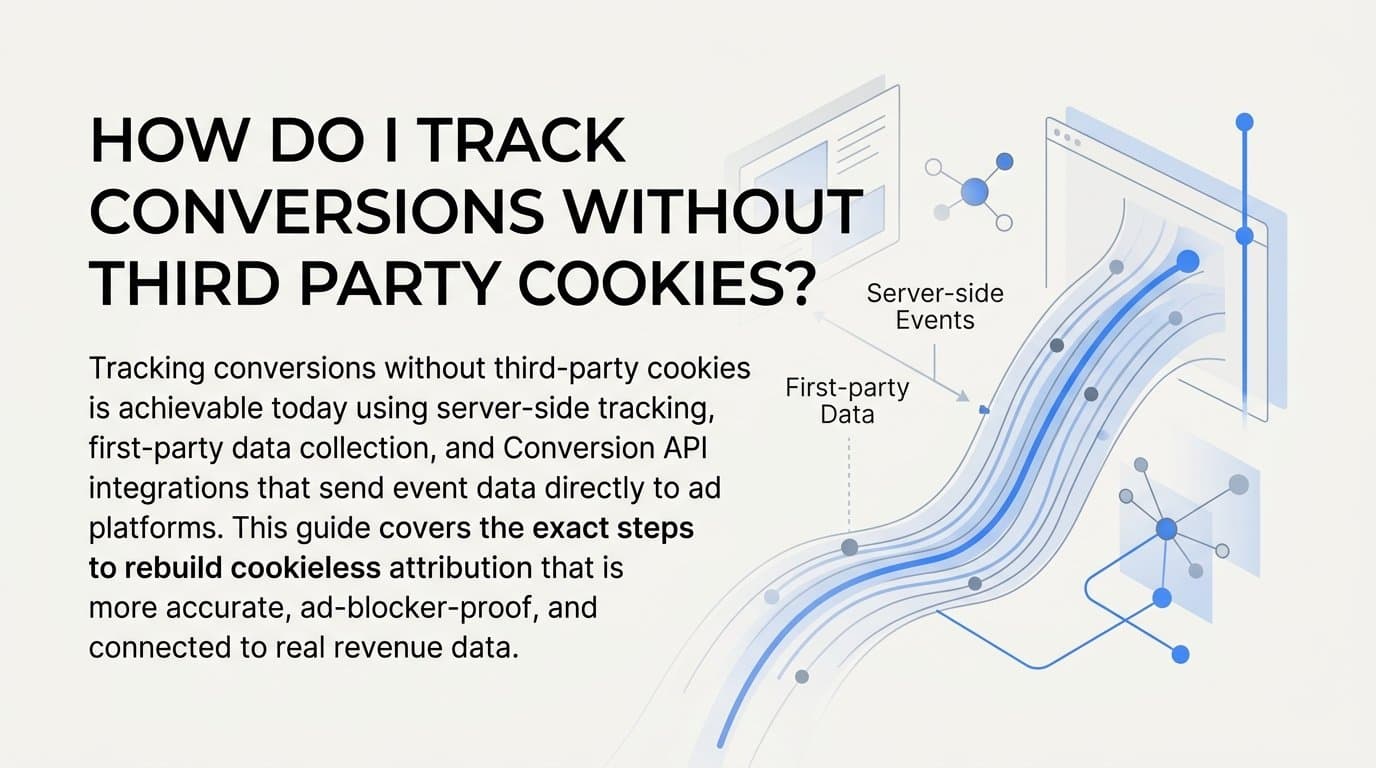 How do I track conversions without third party cookies?