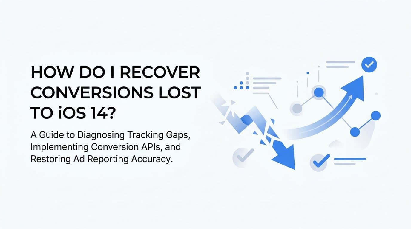 How do I recover conversions lost to ios 14?