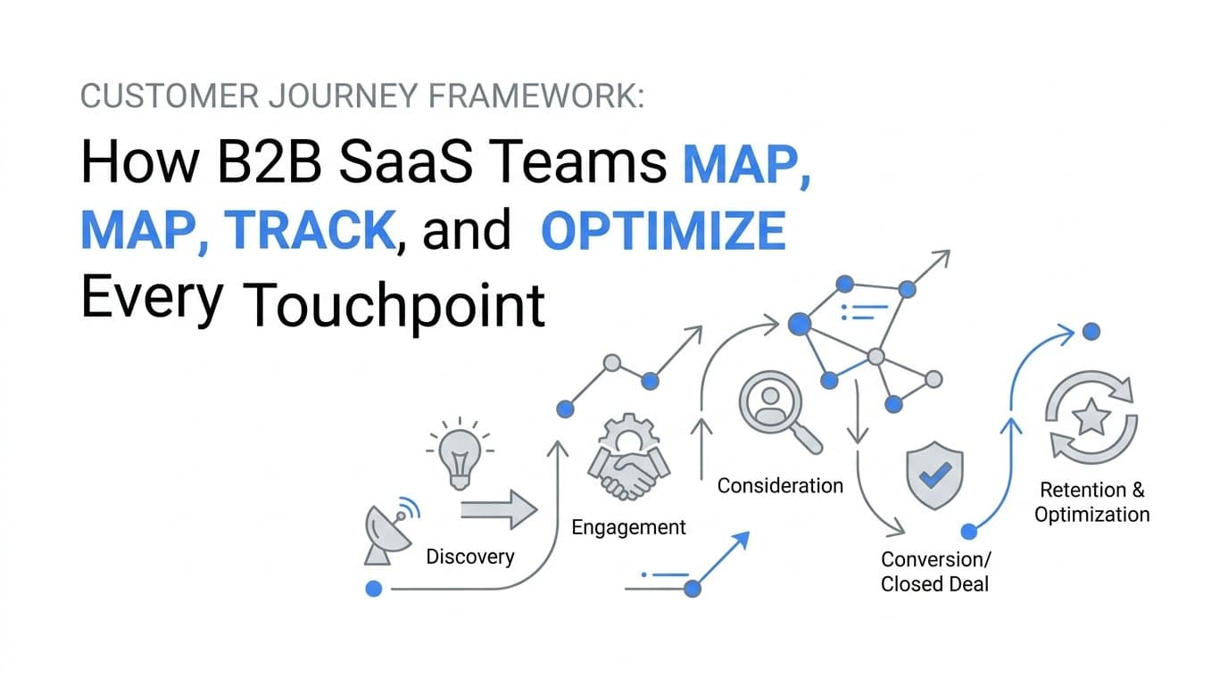 Customer Journey Framework: How B2B SaaS Teams Map, Track, and Optimize Every Touchpoint